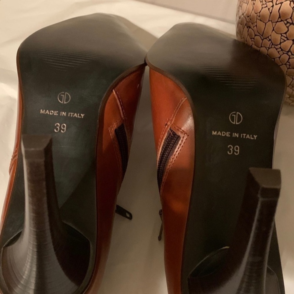 Henry Ferrera Italian leather shoes in size 8 1/2 - Picture 5 of 8